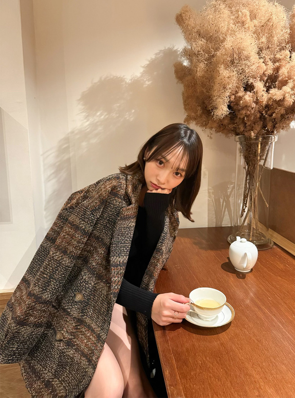 チェック柄ダブルボタンコート[snk977] | レディースファッション通販