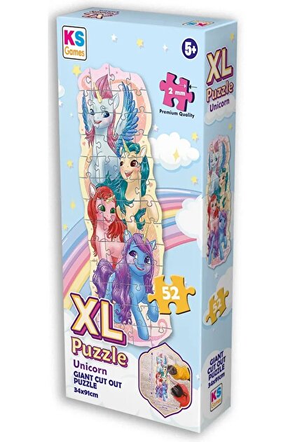 Ks Games 52 Parça XL Puzzle - Unicorn - Fiyatı, Yorumları