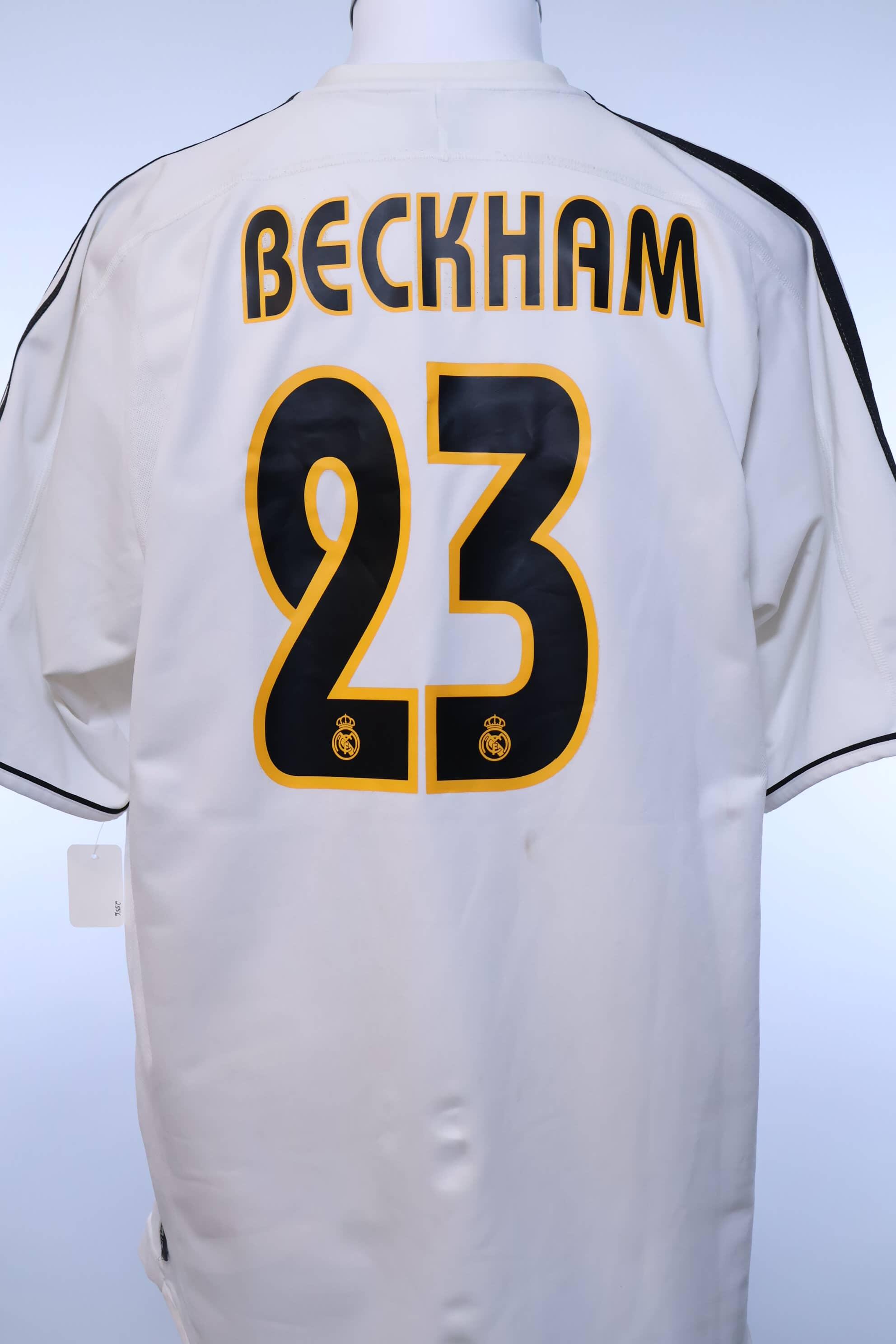 Real Madrid Beckham #23 2004/05 Home Shirt - L