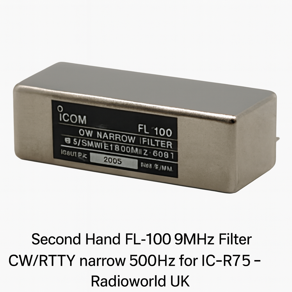Used Icom FL-100 500Hz CW/RTTY Filter for IC-R75 | Radioworld UK