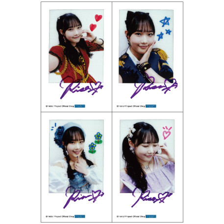 入江里咲(Juice=Juice)「Crimson×Azureチェキセット」 チェキサイズ 4