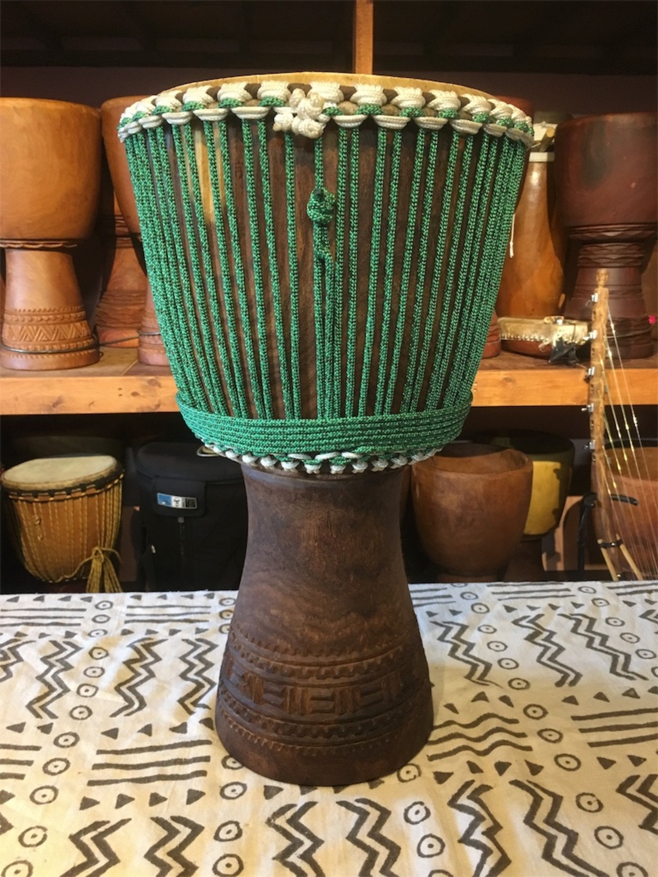 ジェンベ、ジャンベ、Djembe,DOMAカスタム、コートジボワール胴