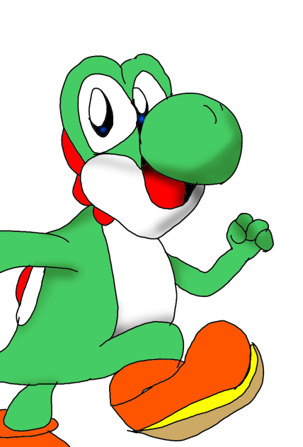 顔だけ上手くいったヨッシー - ibisPaint