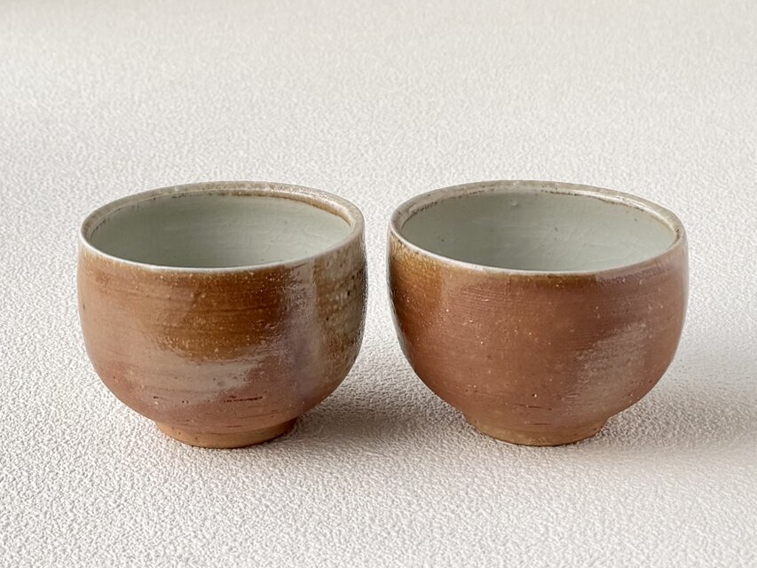 穴窯焼締のカップ(2個セット) s-ys-8 | iichi 日々の暮らしを心地よく