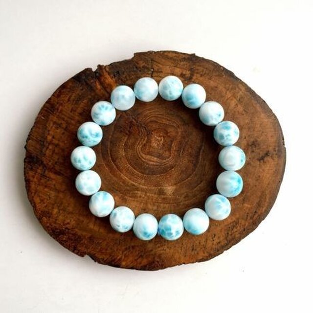 ラリマーブレスレット 11mm 246 | iichi 日々の暮らしを心地よくする