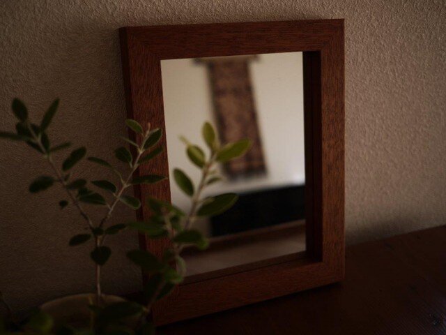 wood frame mirror [ウッドフレームミラー] | iichi 日々の暮らしを