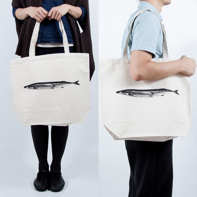 さんま トートバック | iichi 日々の暮らしを心地よくするハンドメイド