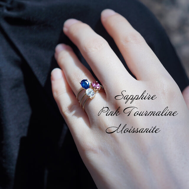 K10モアッサナイト/モアサナイトのオーバルカットリング ～Terra