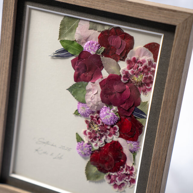 アフターブーケ ＜ネット限定品 Keran ケラン＞】生花ブーケを「押し花