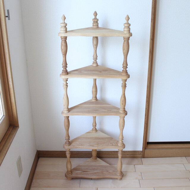 コーナー飾り棚｜4段棚 | iichi 日々の暮らしを心地よくする