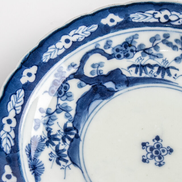 古伊万里 染付松竹梅文七寸皿 明治時代 F131-A | iichi 日々の暮らしを