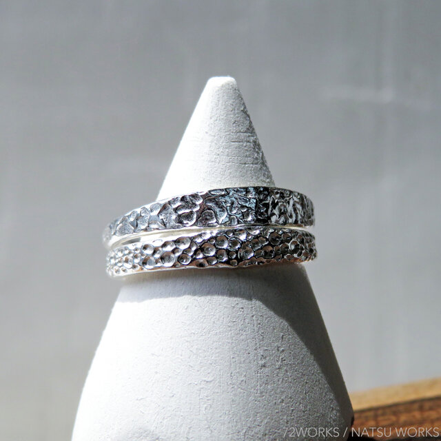 テクスチャ シルバー リング ＊ Texture Ring | iichi 日々の暮らしを