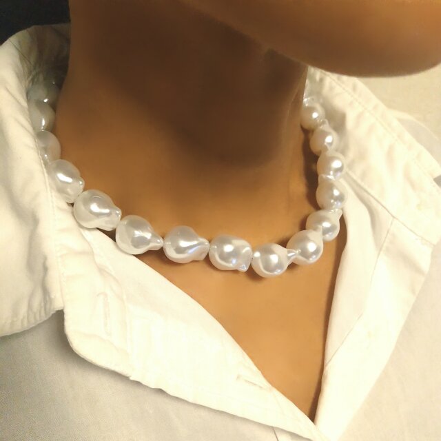 2点セット 卒業式/入学式*パールネックレス ピアス 卒園式 入園式