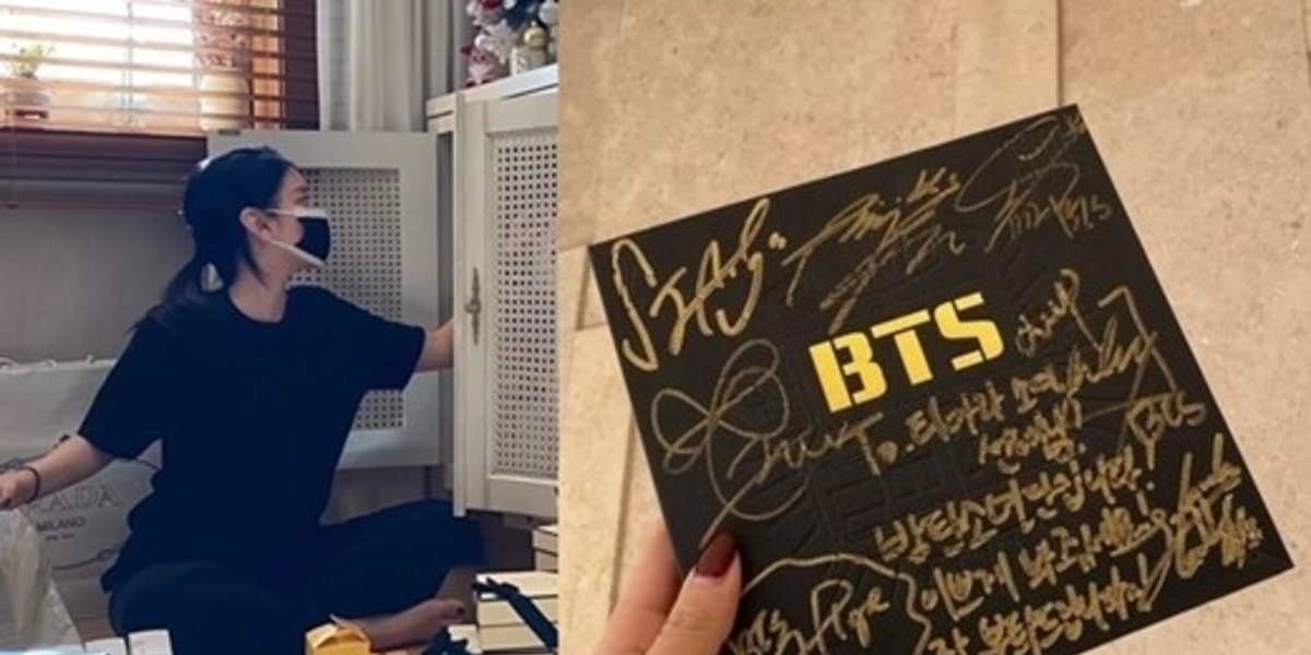 元T-ARA ソヨン、BTS（防弾少年団）の直筆サイン入りデビューアルバム