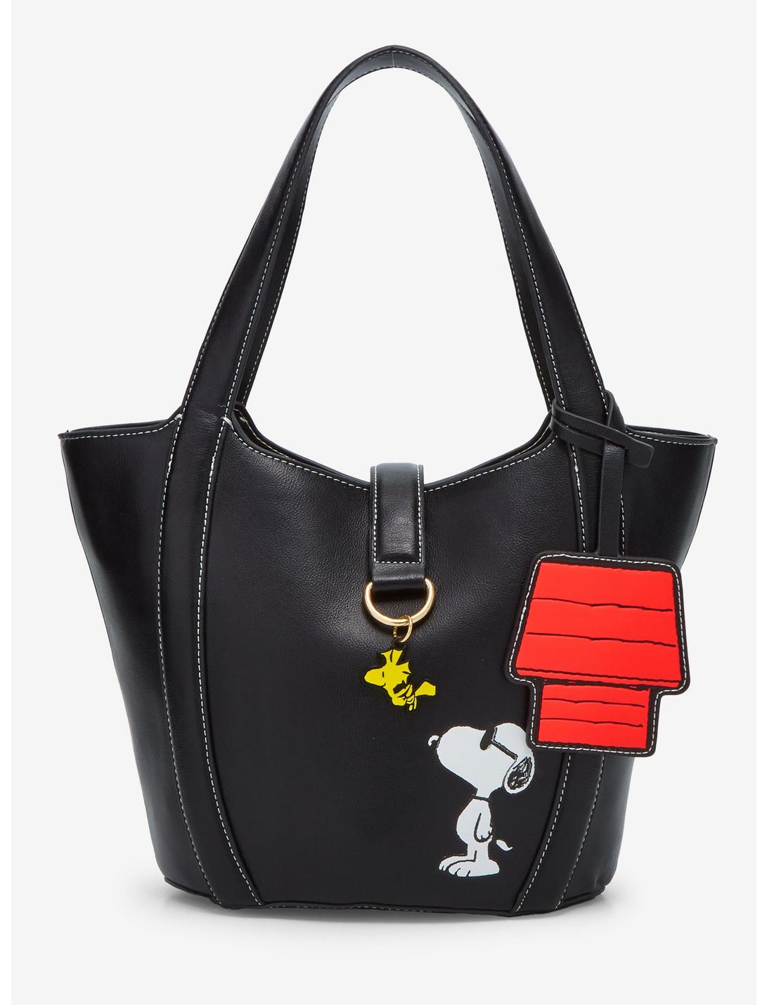 Peanuts Snoopy & Woodstock Sunglasses Pebble Textured Purse