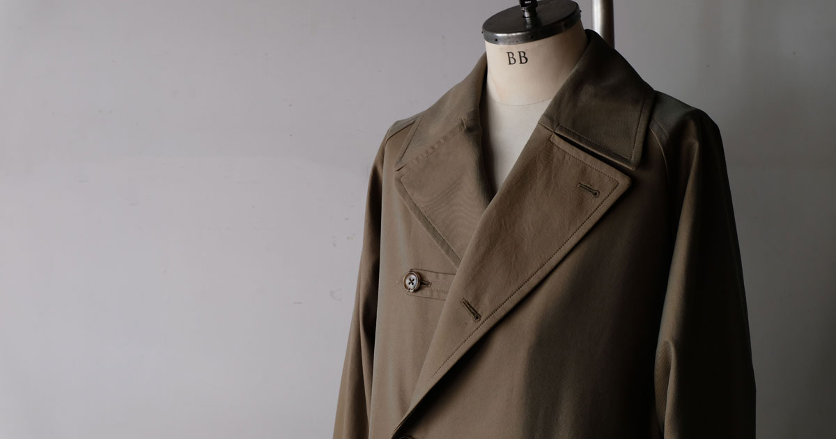 BLOOM&BRANCHがULTERIORに別注をかけたシャンブレーギャバジンの