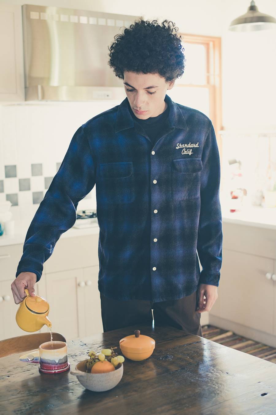 オーセンティックなウールシャツ。Standard Californiaの『SD Ombre