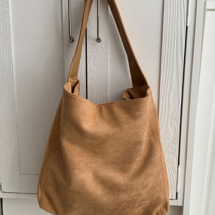 スエードレザートートバッグ/ショルダーバッグ | ファッション通販