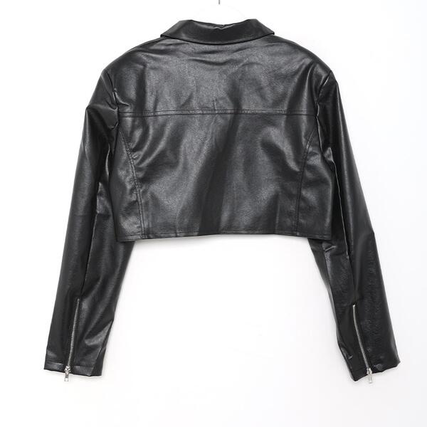 クロップドレザージャケット | ファッション通販サイト NUGU