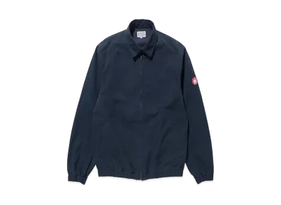 Cav Empt (C.E) BLEACHED DENIM HALF ZIP JACKET 