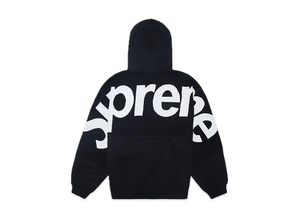 Supreme Big Logo Jacquard Hooded Sweatshirt 