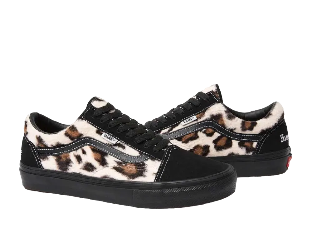 Supreme × Vans Leopard Old Skool 