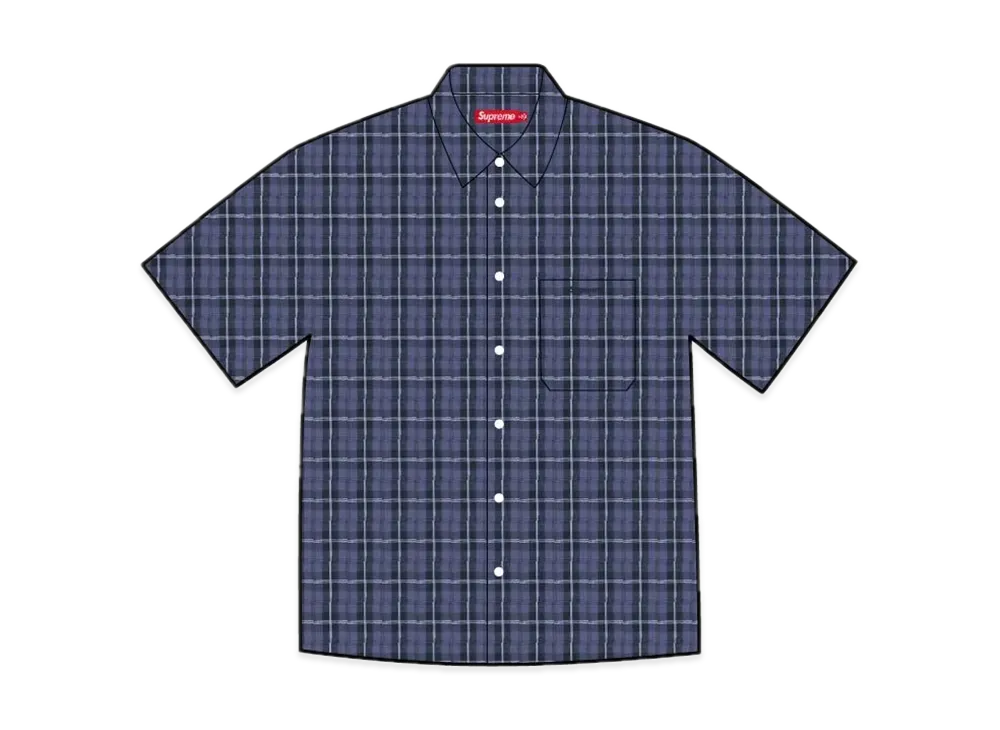Supreme Loose Fit Mini Plaid S/S Shirt 