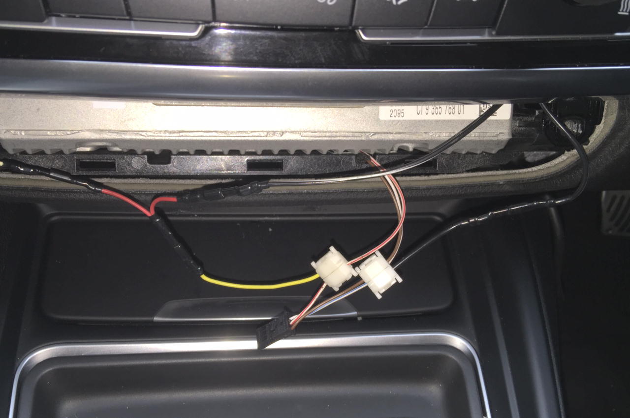 BMW純正 エアコンパネル LCI の電源取出し方法（BMW 4シリーズ クーペ