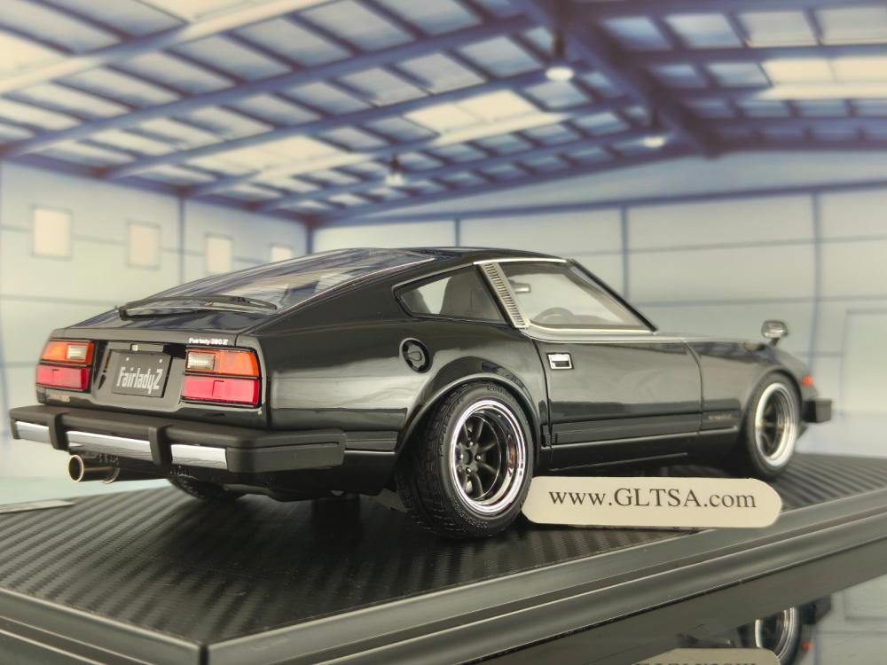 RARE Nissan Fairlady Z (S130) Black / Silver 1:18 Ignition Model
