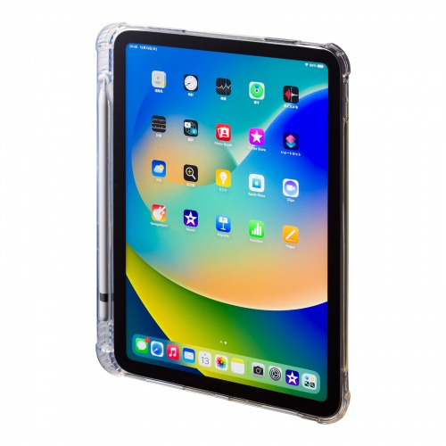 第10世代 iPad 10.9インチ用クリアハードケースとApple Pencil 第1世代