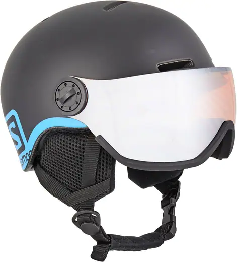 Salomon Grom Visor Junior Ski Helmet - Helmets Alpine Skiing