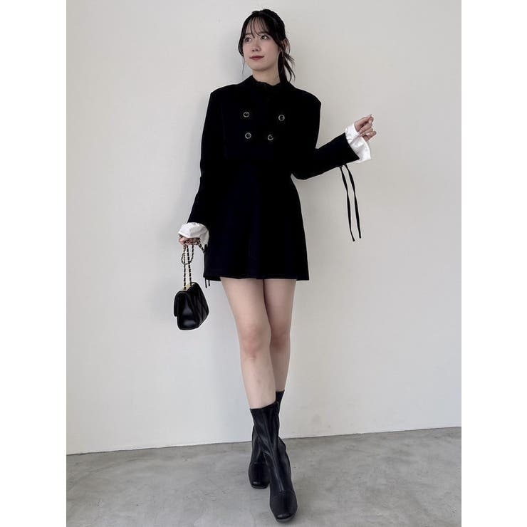 SETUP】ボンディングショートジャケット※セットアップ対応[品番