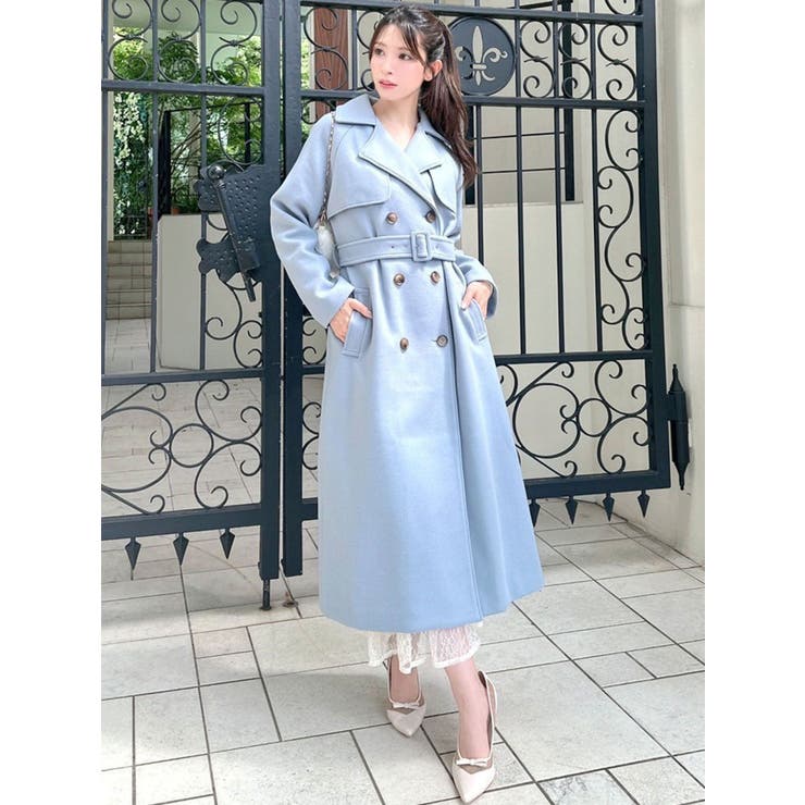 ウールライクロングコート[品番：MKSW0061315]｜RESEXXY（リゼクシー