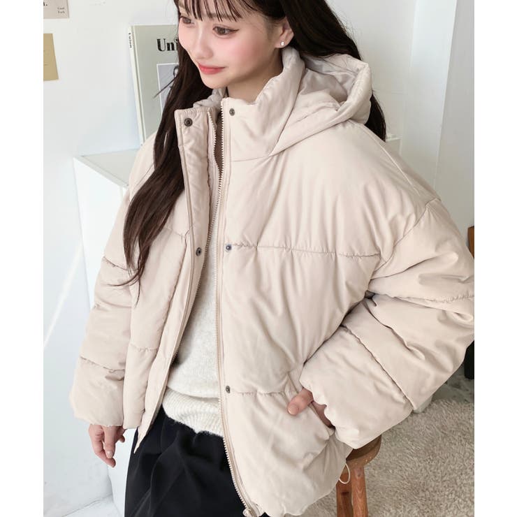 エコダウンフードブルゾン[品番：ERMW0004266]｜moment+（モーメント