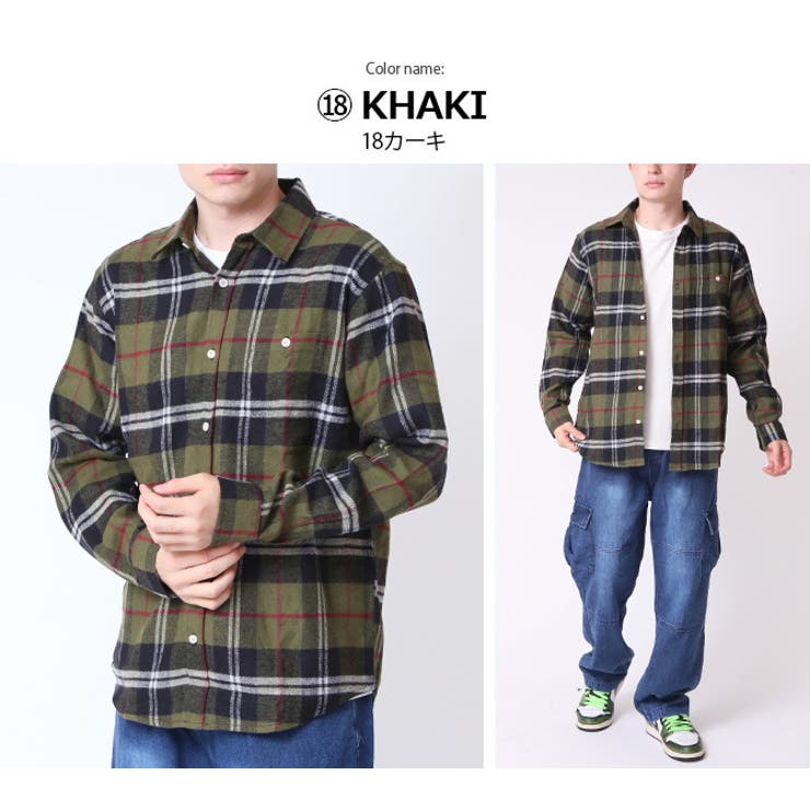 チェックシャツ メンズ ネルシャツ[品番：RQ000004256]｜ARCADE