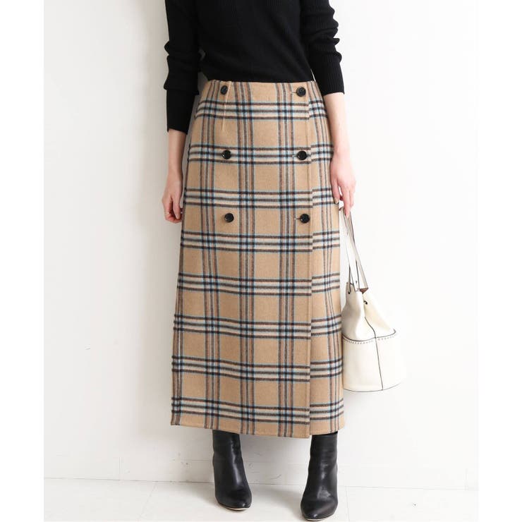 IENA イエナ】Wフェイスリバーシブルロングスカート◇[品番