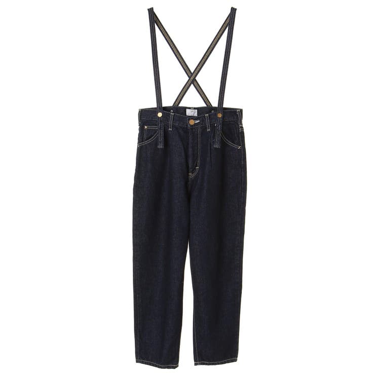 Lee×earthサスペンダー付きデニムパンツ[品番：EMEW0009278]｜earth