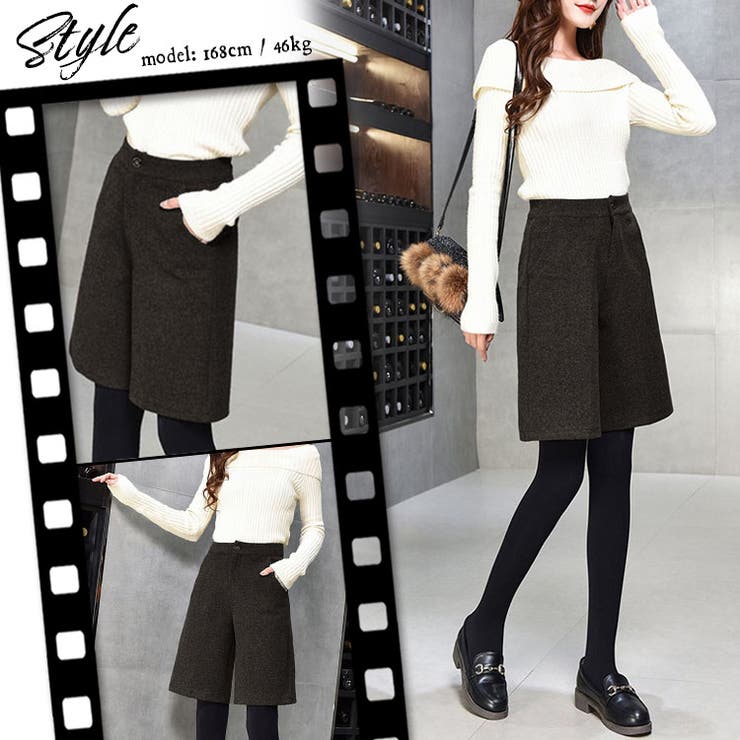 パンツ ハーフパンツ キュロットパンツ[品番：AIKW0000614]｜ica