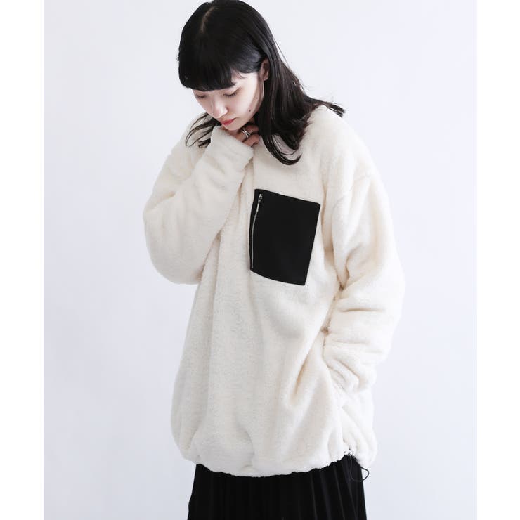 モックネックボアトレーナー[品番：JG000012280]｜JIGGYS SHOP（ジギー