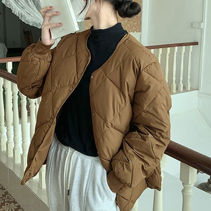 ダイヤキルティングジャケット 4サイズ アウター[品番：IK000007429