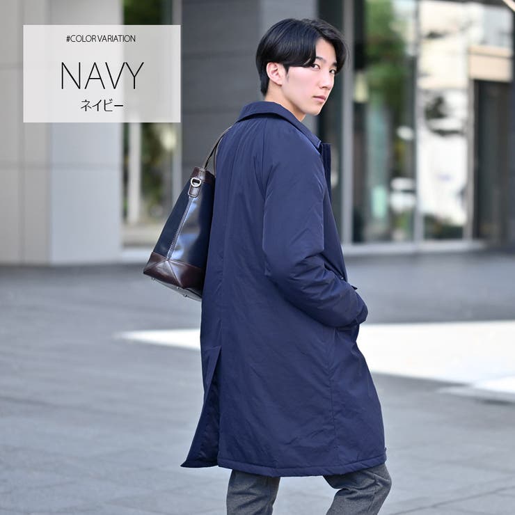 ステンカラーコート ダウンコート メンズ[品番：LEVM0009177]｜REGIEVO