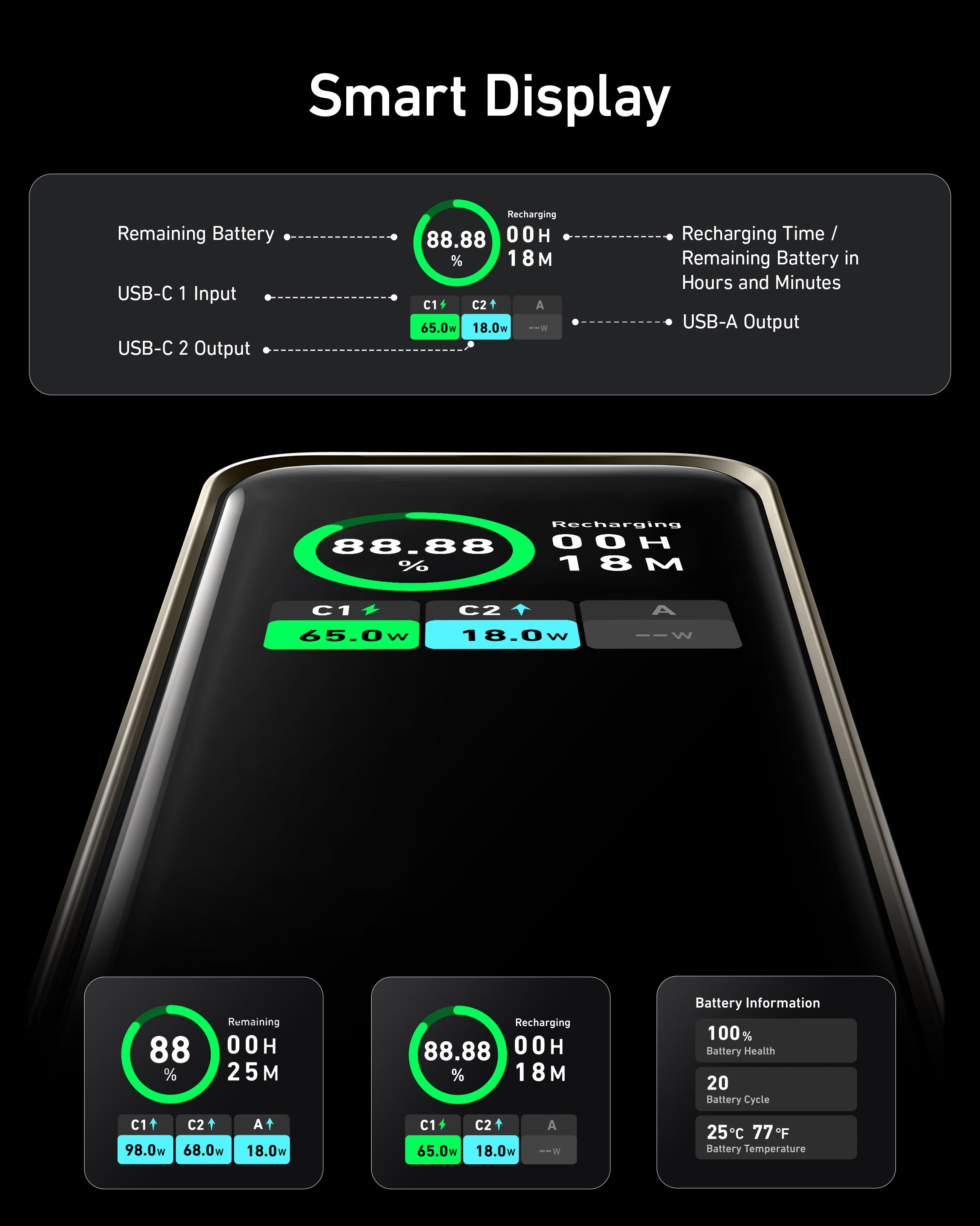 Anker Prime Power Bank (20K, 200W) - Anker US