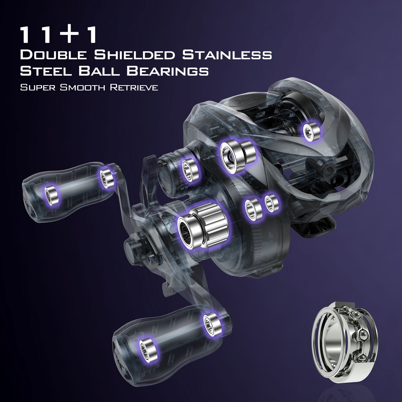 KastKing Mg12 Elite Magnesium Baitcasting Reel