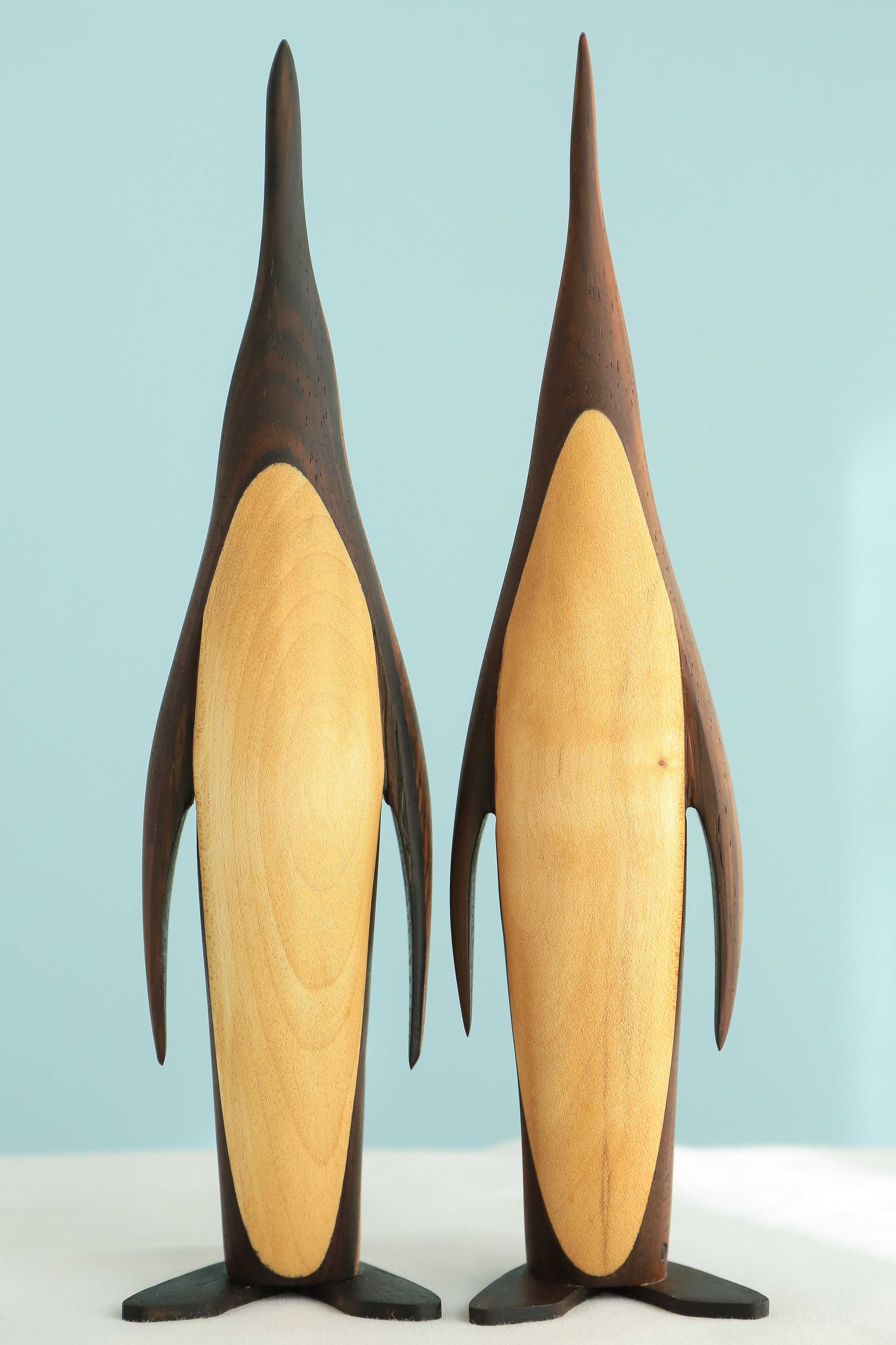 デンマークヴィンテージ ペンギン 木製オブジェ 置物 北欧雑貨/Wooden