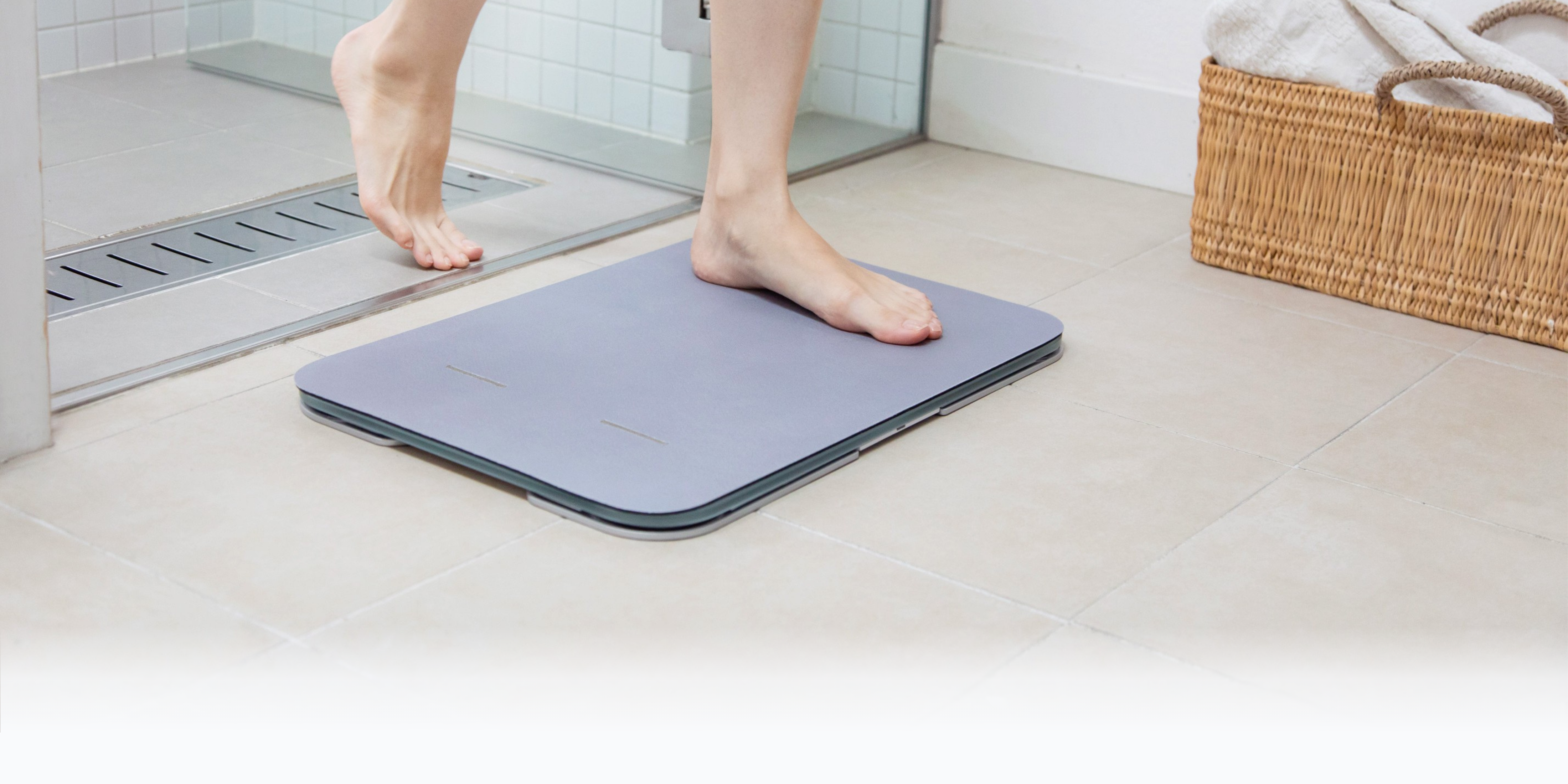 Smart Bath Mat | スマートバスマット - 体重測定できるバスマット