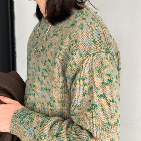 AURALEE】 WOOL MIX COLOR SLUB YARN KNIT P/O A22AP01MS – ONENESS