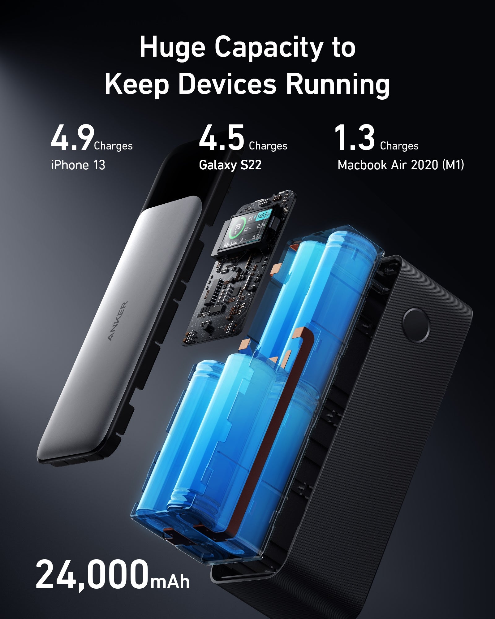 Anker 737 Power Bank (PowerCore 24K) - Anker EU
