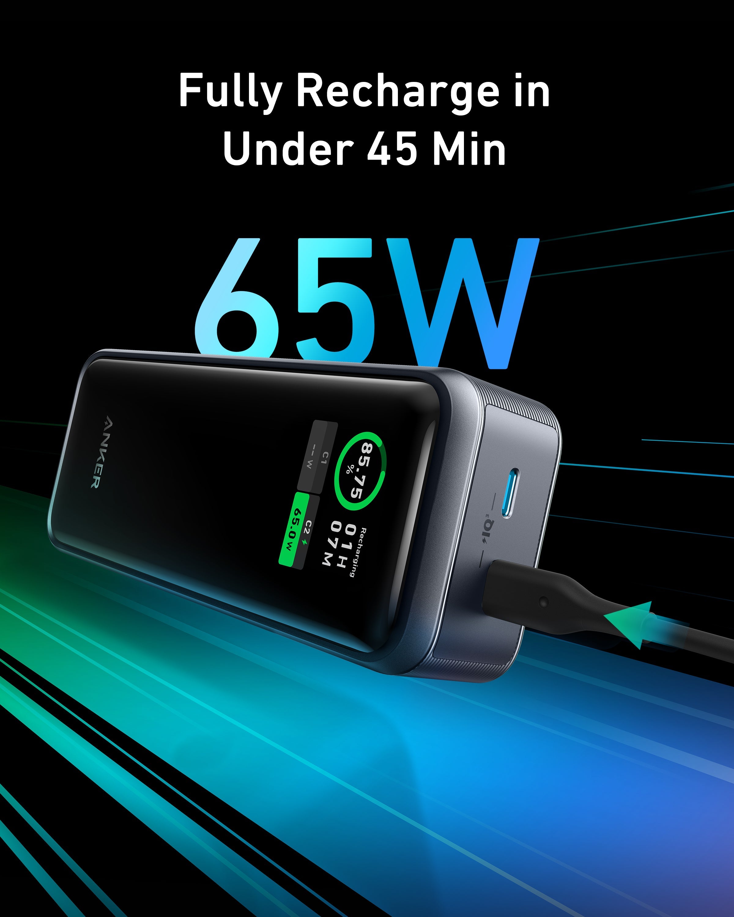 Refurbished Anker Prime 12,000mAh Power Bank (130W) - Anker EU