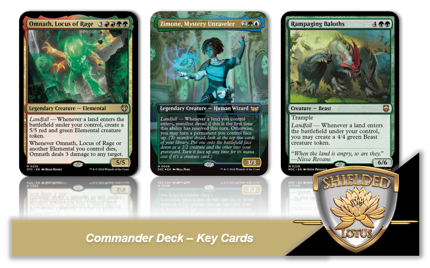 MTG Magic the Gathering Commander Deck - Flubs, the Fool (Landfall