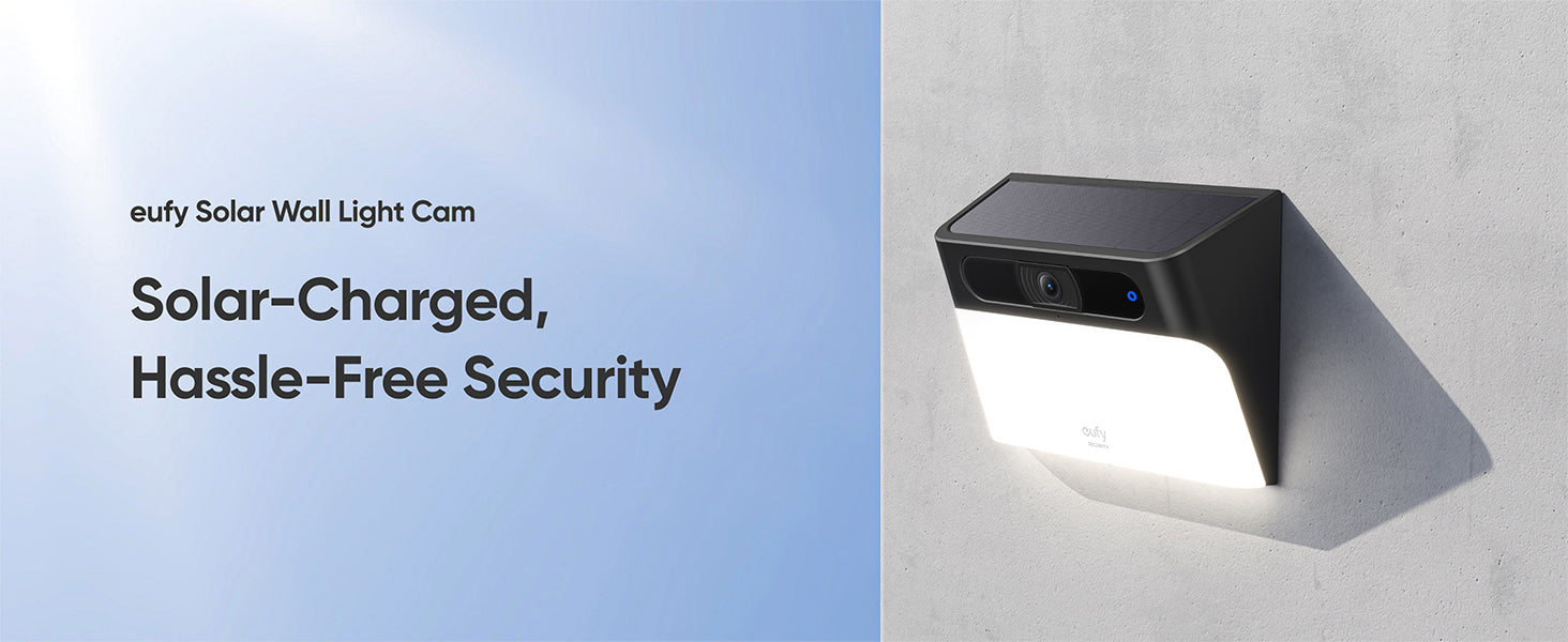 Solar Wall Light Cam S120（Renewed） - eufy US